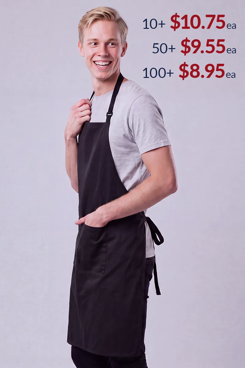 Chef Bib Black