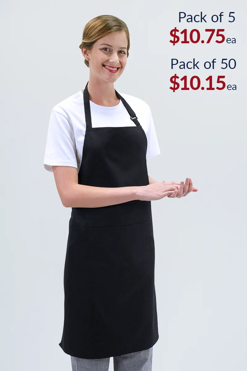 Chef Bib Black
