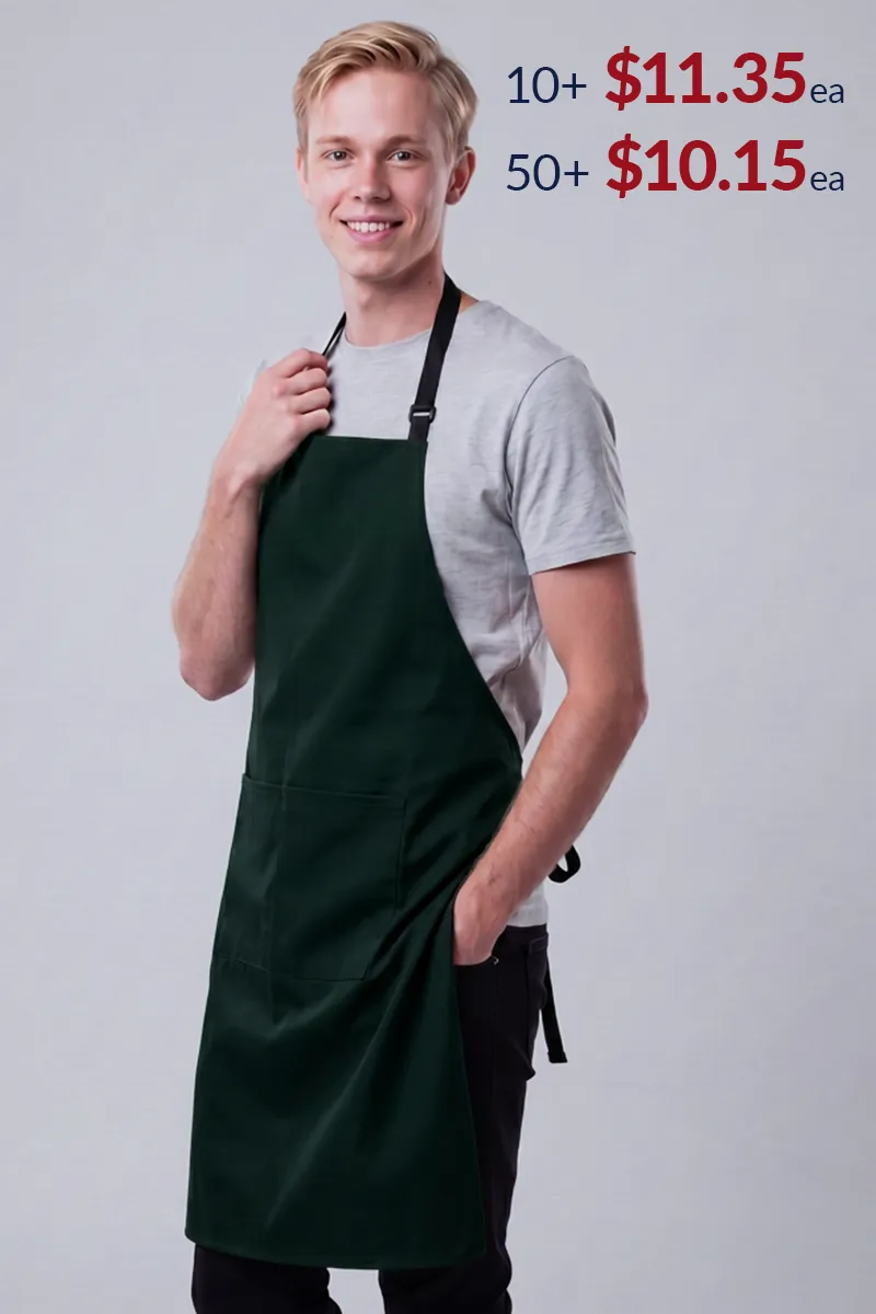 Chef Bib Dark Green