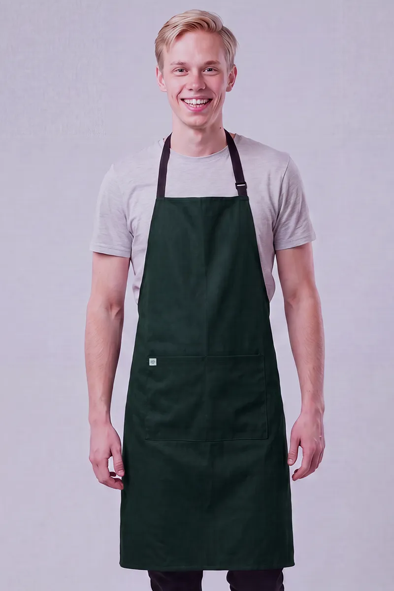Chef Bib Dark Green