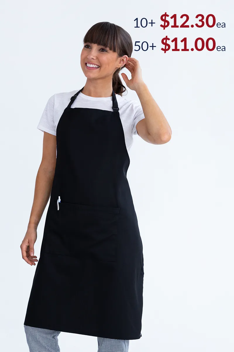 Chef Bib Black