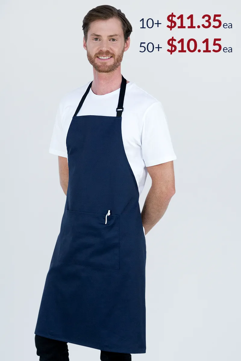 Chef Bib Navy