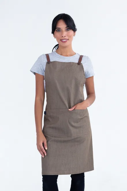 Bella Latte Brown - Tan Straps