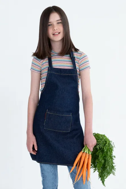 Kids Apron Navy