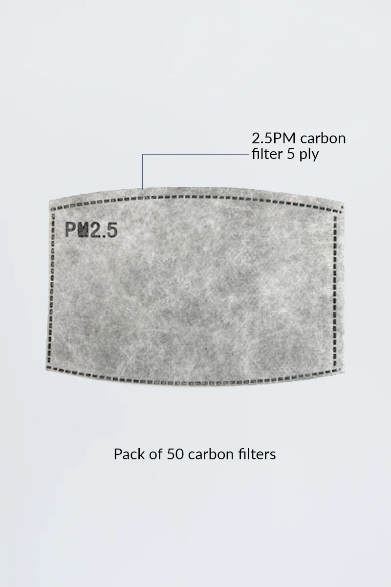 Active Carbon Face Mask PM2.5 Filter