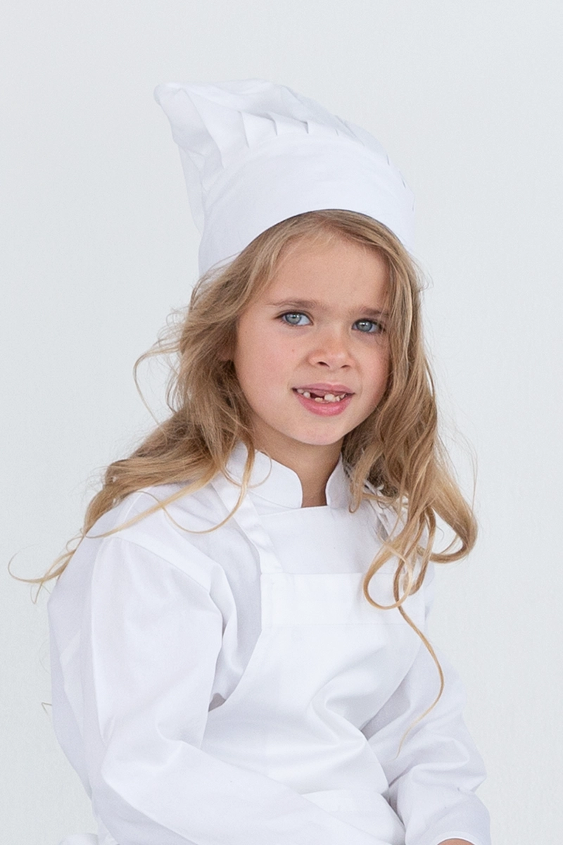 Kids Chef Hat White Small