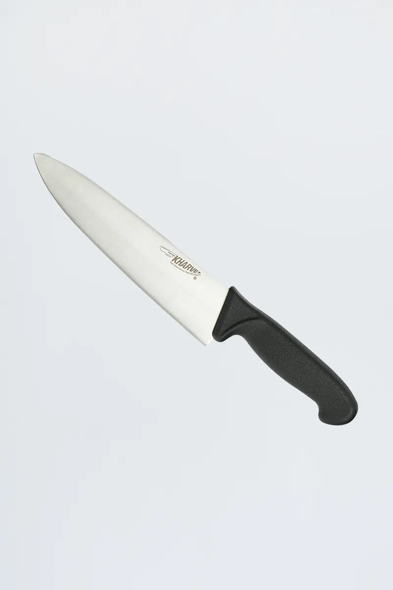 Kharve 20cm Cooks Knife Black