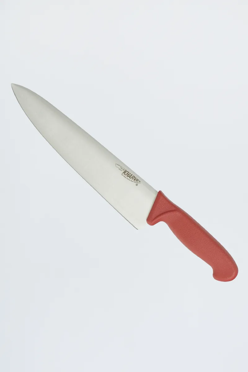 Kharve 25cm Cooks Knife Red