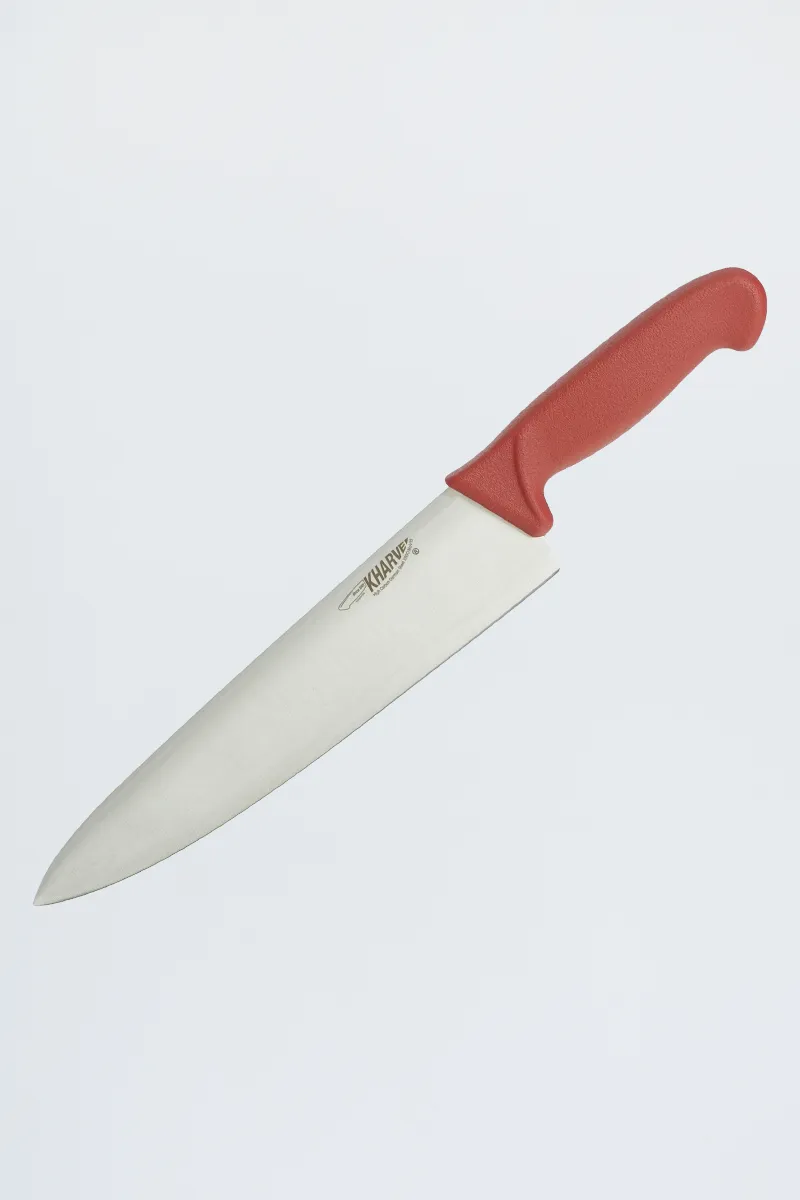 Kharve 25cm Cooks Knife Red