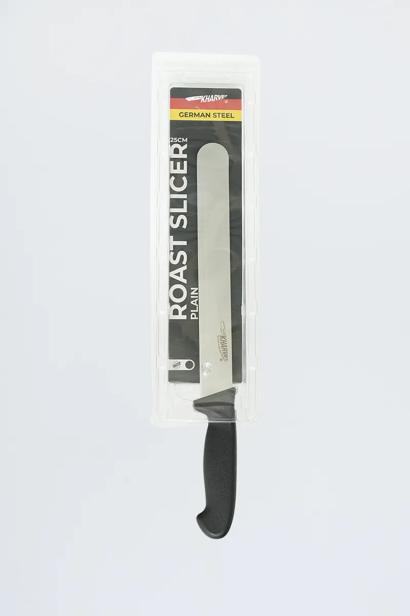 Kharve 25cm Roast Slicer Plain Black