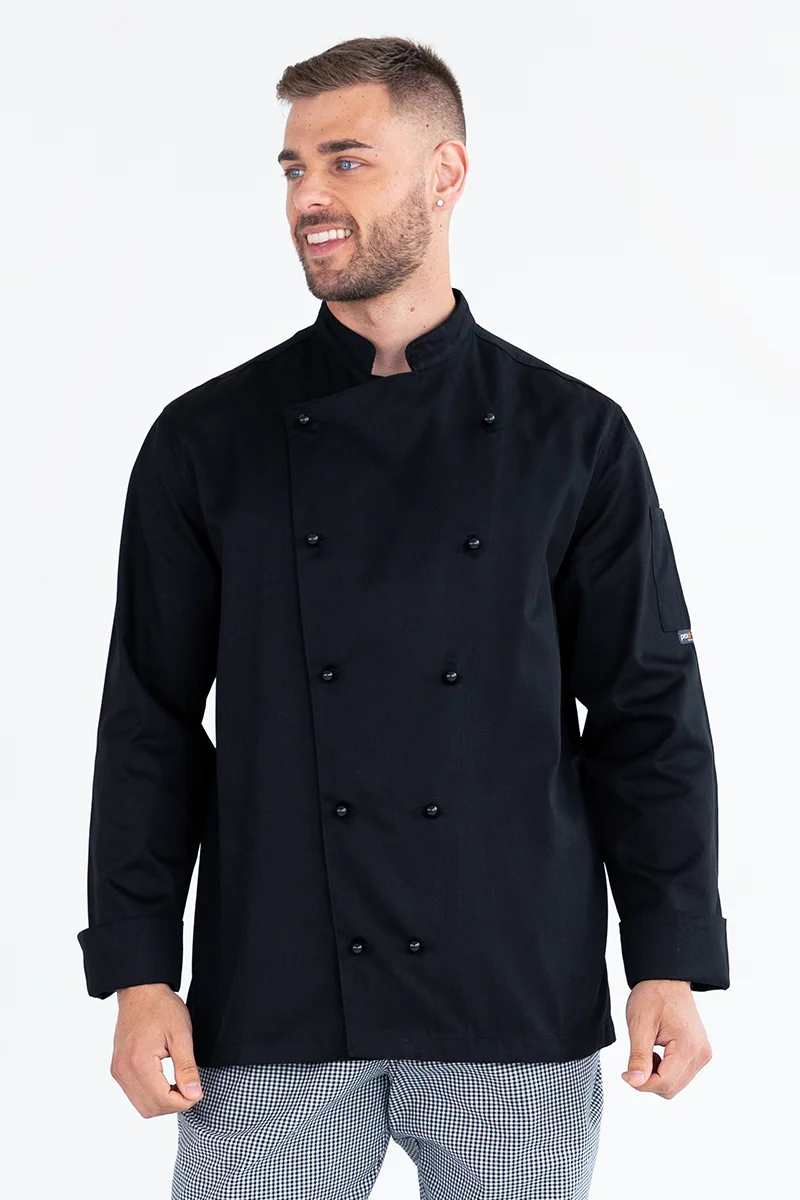 Traditional Black Long Sleeve-4XL