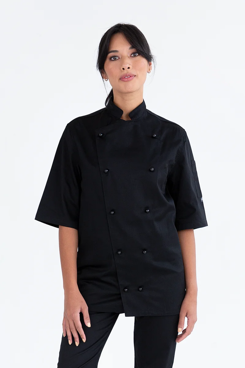 Traditional Black Short Sleeves-3XL