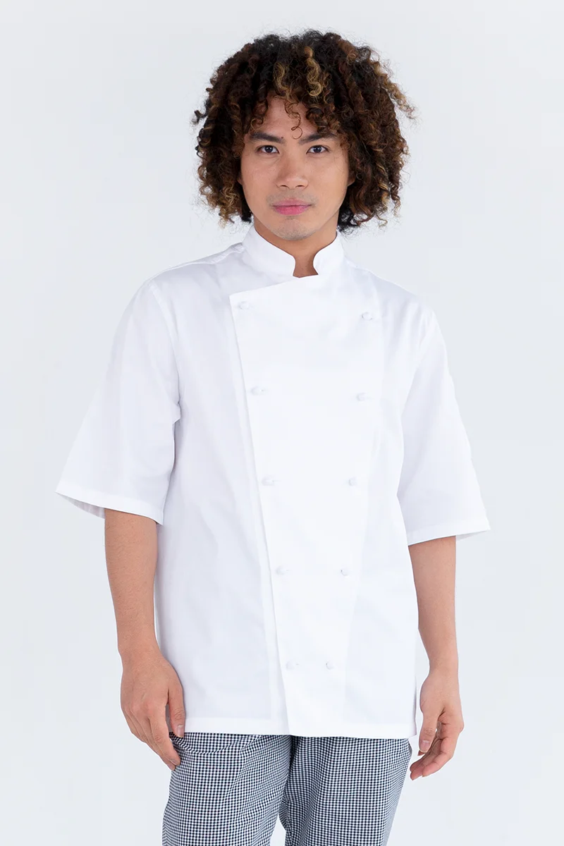 Traditional White Short Sleeve-4XL