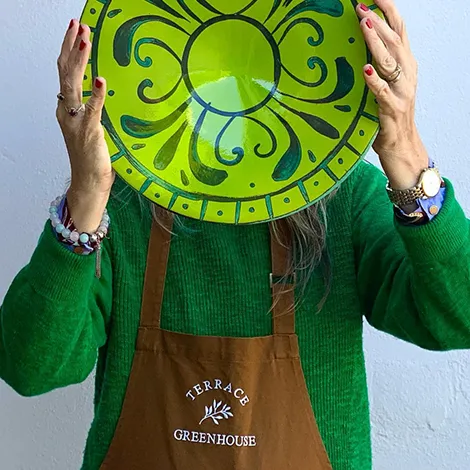 Brown aprons
