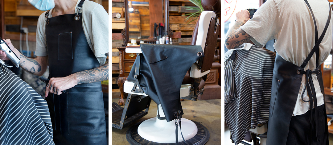 Durable Leather Apron for Chefs and Artisans