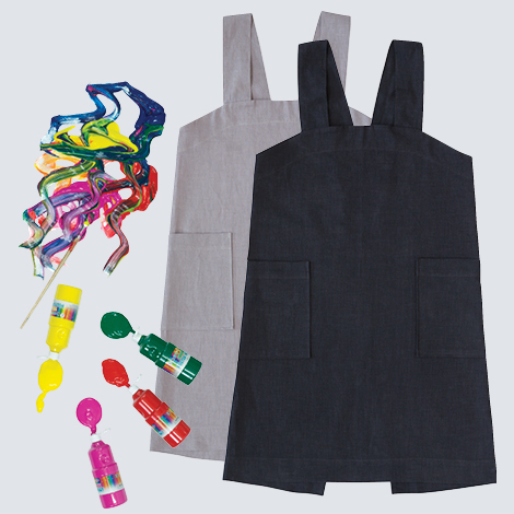 Protective Canvas Aprons for Artists