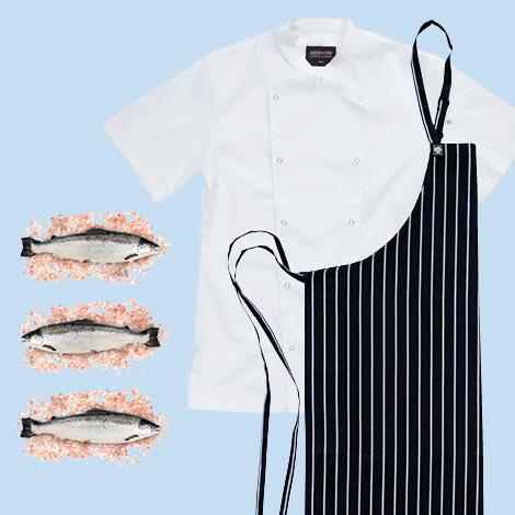 Traditional Striped Butchers Aprons