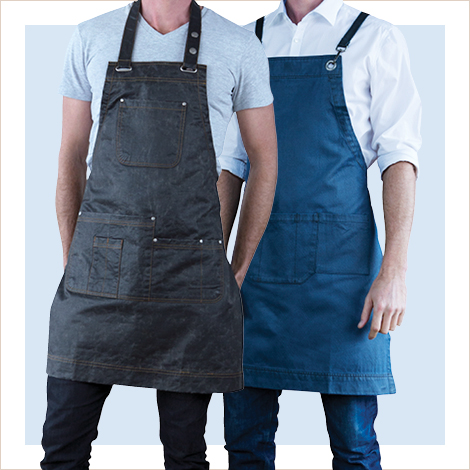 Barber and Outback heavy-duty apron range