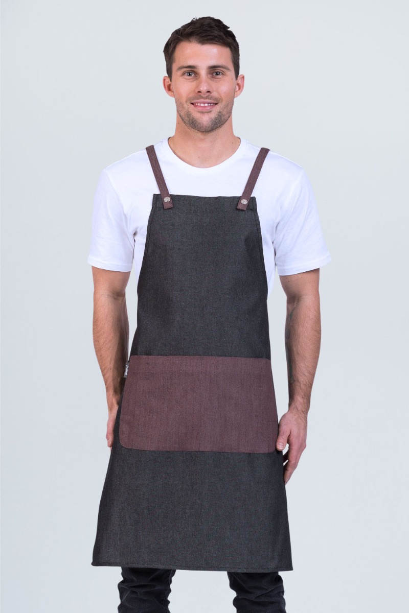Whites Apron Cholcolate Catering Uniform One Size Fits All Clothing Aprons Chef 